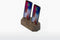 Oakywood Dual Dock - Massief Walnoot - compatible met Apple iPhone en Apple AirPods (Lightning)