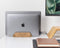 Oakywood Dual Laptop Dock - Massief Eiken - Echt Hout Verticale MacBook/Laptop/Tablet Standaard - Clean Desk Design