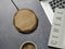 Oakywood Geometric Charging Pad - Massief Eiken - Echt Houten Draadloze Oplader 10W