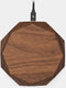 Oakywood Geometric Charging Pad - Massief Walnoot - Echt Houten Draadloze Oplader 10W