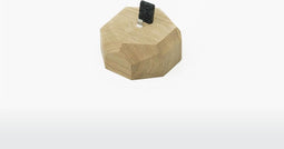 Oakywood Lightning Dock - Massief Eiken - compatible met Apple iPhone en Apple AirPods (Lightning)