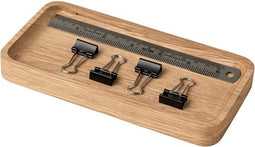 Oakywood OakyBlocks Large Tray - Massief Eikenhout - Catch All Bakje voor Magnetische Modulaire Bureau Organiser