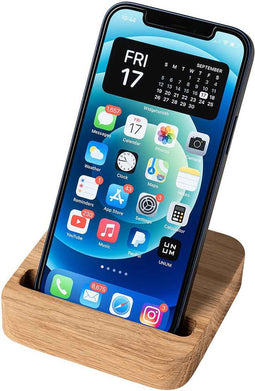 Oakywood OakyBlocks Smartphone Stand - Massief Eikenhout - Telefoon Houder voor Modulaire Magnetische Bureau Organiser
