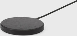 Oakywood Slim Charging Pad - Zwart Massief Eiken - Echt Houten Draadloze Oplader 10W