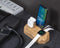 Oakywood Triple Dock - Massief Eikenhout - compatible met Apple iPhone, Apple AirPods en Apple Watch (Lightning)