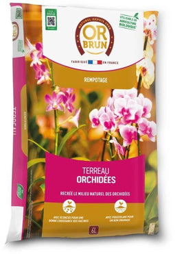 Orchideeëngrond - BRUIN GOUD - OBRTORC6U - 6L - Bevordert de groei