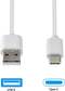 Grab 'n Go - USB-C naar USB-A kabel - 1m - Wit