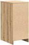 vidaXL - Garagekast - 40x51x85 - cm - massief - grenenhout - artisan - eikenkleurig