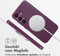 Accezz Samsung Galaxy S24 - Back Cover - MagSafe Leather - Heath Purple
