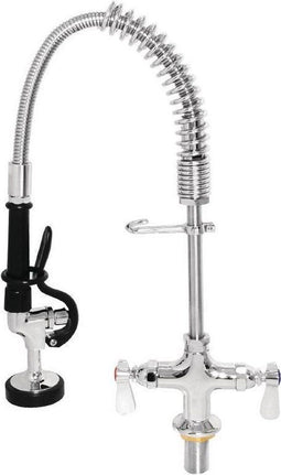 Vogue DL831 - Voorspoeldouche - Santoprene binnenleiding RVS mantel 90° draaibaar - Zwart