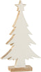 J-Line kerstboom Mango - hout - wit - large