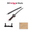 LBB Demon Slayer - Katana - 75 cm - Bamboe handvat - Inclusief standaard (2 stuks)
