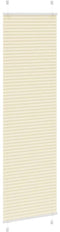 vidaXL - Plissé - rolgordijn - 60x200 - cm - stofbreedte - 59,4 - cm - polyester - crème
