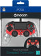 Nacon Officieel gelicenseerde Illuminated Wired Compact Controller - PS4 - Bedraad - Rood