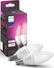 Philips Hue - E14 Kaarslamp - White and Color Ambiance met Bluetooth - (2 stuks)