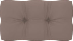 vidaXL Bankkussen pallet 70x40x10 cm taupe