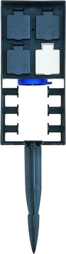 Oase 36310 Buitenstopcontact 4-voudig Zwart