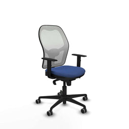 Piqueras y Crespo 1D036G0 - Bureaustoel - Verstelbare hoogte met armleuning - Marineblauw