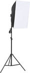 vidaXL - Fotostudioset - met - softboxlamp - en - achtergrond