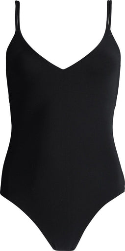Barts Solid V-Neck One Piece - Sexy v-hals - Zwart - Maat 36