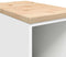 vidaXL - Garagekast - 30x51x85 - cm - massief - grenenhout - wit