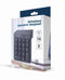 Gembird KPD-W-02 - Draadloos Toetsenbord - Mechanische Toetsen - Zwart
