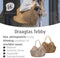Designed by Lotte Tebby - Draagtas Hond - Teddy stof - Beige - 43x18x35 cm