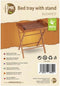 MK Bamboo Budapest bed plateau met standaard 50 x 35 cm