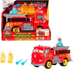 Mattel Disney en Pixar Cars - Radiator Springs Racen en Redden - Brandweerwagen Red en Guido met waterprojectielen
