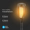 V-TAC VT-724 - Solar Flame Stick Light - 2200K - IP44 weerbestendig