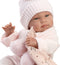 Llorens full body babypop meisje Tina met kleding en speen 43 cm