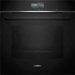 Siemens HB736G1B1 - iQ700 - Inbouwoven - 4D hetelucht - Eenvoudig reinigen met hydrolyse - Zwart
