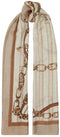 GUESS sjaal - Scarf 90x180 - Zacht materiaal - Shell
