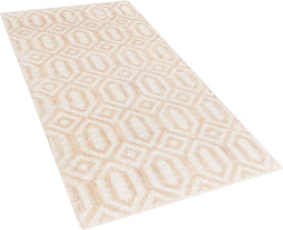 ADATEPE - Laagpolig vloerkleed - Beige - 80 x 150 cm - Viscose