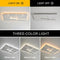 Moderne LED Plafondlamp 90x60 cm Mat Wit, Dimbaar met Afstandsbediening