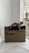 Cellavi RVS Kattenbak XXXL - Gesloten Kattenbak - Hygiënisch & Lekvrij - 70×50×42 cm - Zwart