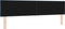 vidaXL - Hoofdbord - met - Diamantblokpatroon - Blauw - 200 - cm - Stof