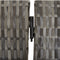 vidaXL - Kamerscherm - 3 - panelen - poly - rattan - grijs
