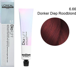 Permanent Dye L'Oreal Professionnel Paris Dia Light Nº 6,66 Ammonia-free (50 ml)