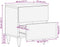 vidaXL - Nachtkastjes - 2 - stuks - 40x33,5x46 - cm - Massief - Mango - Hout