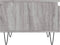 vidaXL - Salontafel - 50x46x35 - cm - bewerkt - hout - grijs - sonoma - eikenkleurig