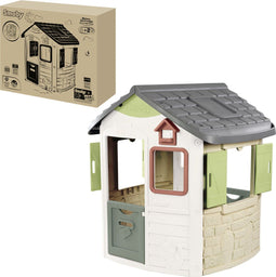 Smoby - Neo Jura Lodge - Speelhuis - Grijs Bruin Groen Beige