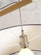 GOOD&MOJO Vloerlamp Montblanc - Bamboe/Donkergrijs - 175x47x207cm - Scandinavisch,Bohemian - Staande lampen voor Woonkamer - Slaapkamer