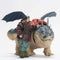 SPIN MASTER PACK DRAGON AND VIKING 25 CM GRONK Draken Film