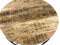 SVJ Salontafel Rond - 75 x 75 x 47 cm - Metaal - Zwart/Lichtbruin