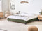 Bed zonder hoofdbord Bouclé ROANNE 180 x 200 cm Donkergroen