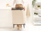 Brabantia Bo Touch Bin Hi - Prullenbak 2 x 30 liter - Afvalscheiding - Soft Beige (2 stuks)