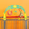 Oball activity gym voor buggy, maxi cosi( verpakt in foli)
