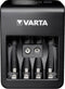 Varta 57687 - Plug-Plus Stekkerlader - 6 poorten inclusief 4x AA 2100 mAh (4 stuks)
