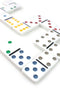 Tactic Domino Double Six - Bordspel - Luxe Tin - Gekleurde Stenen - Vanaf 7 Jaar - 2 of Meer Spelers